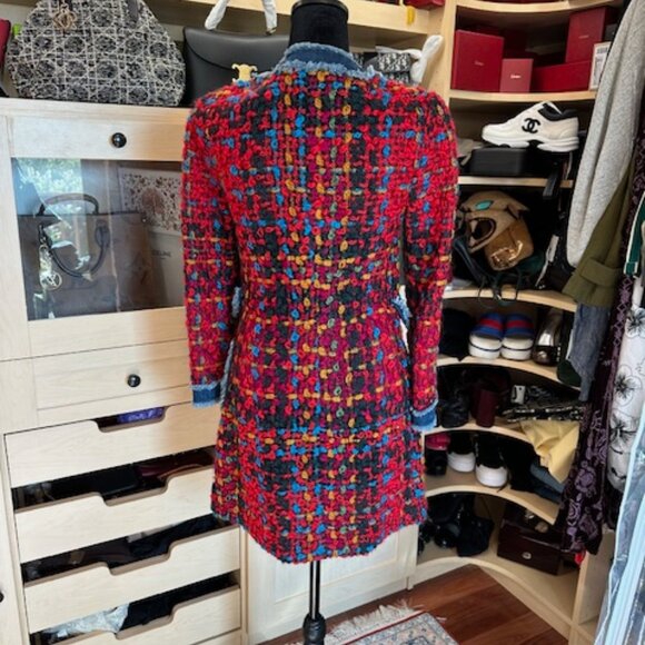 Dolce and Gabbana tweed and denim jacket - Picture 5 of 9